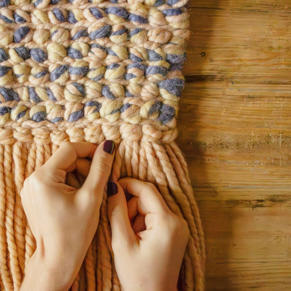 Wall Hanging Tutorial - Love The Wool - Scoutwoven x Fūnem Studio