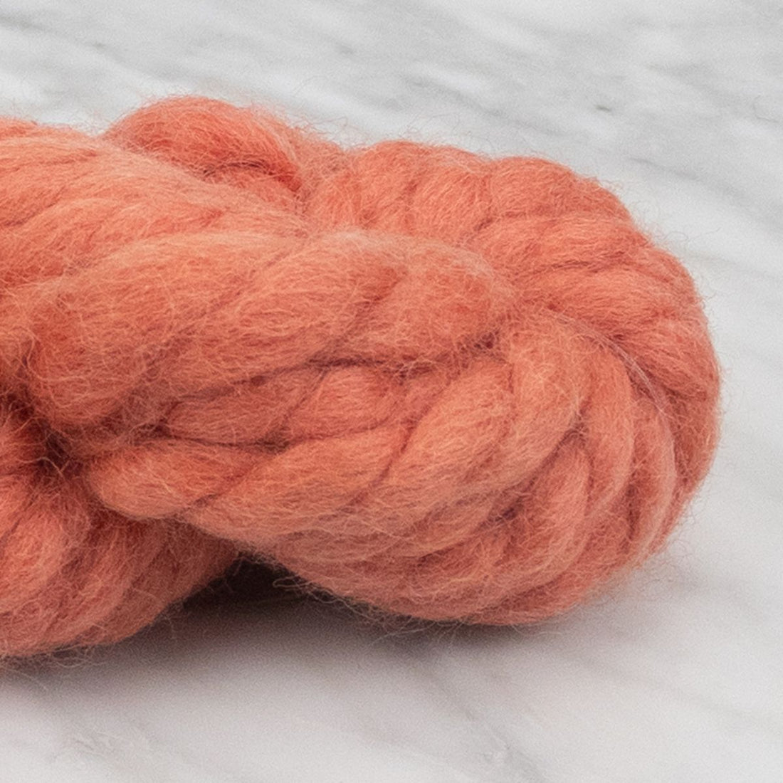 Chunky Merino Wool Twist - Vermillion Orange