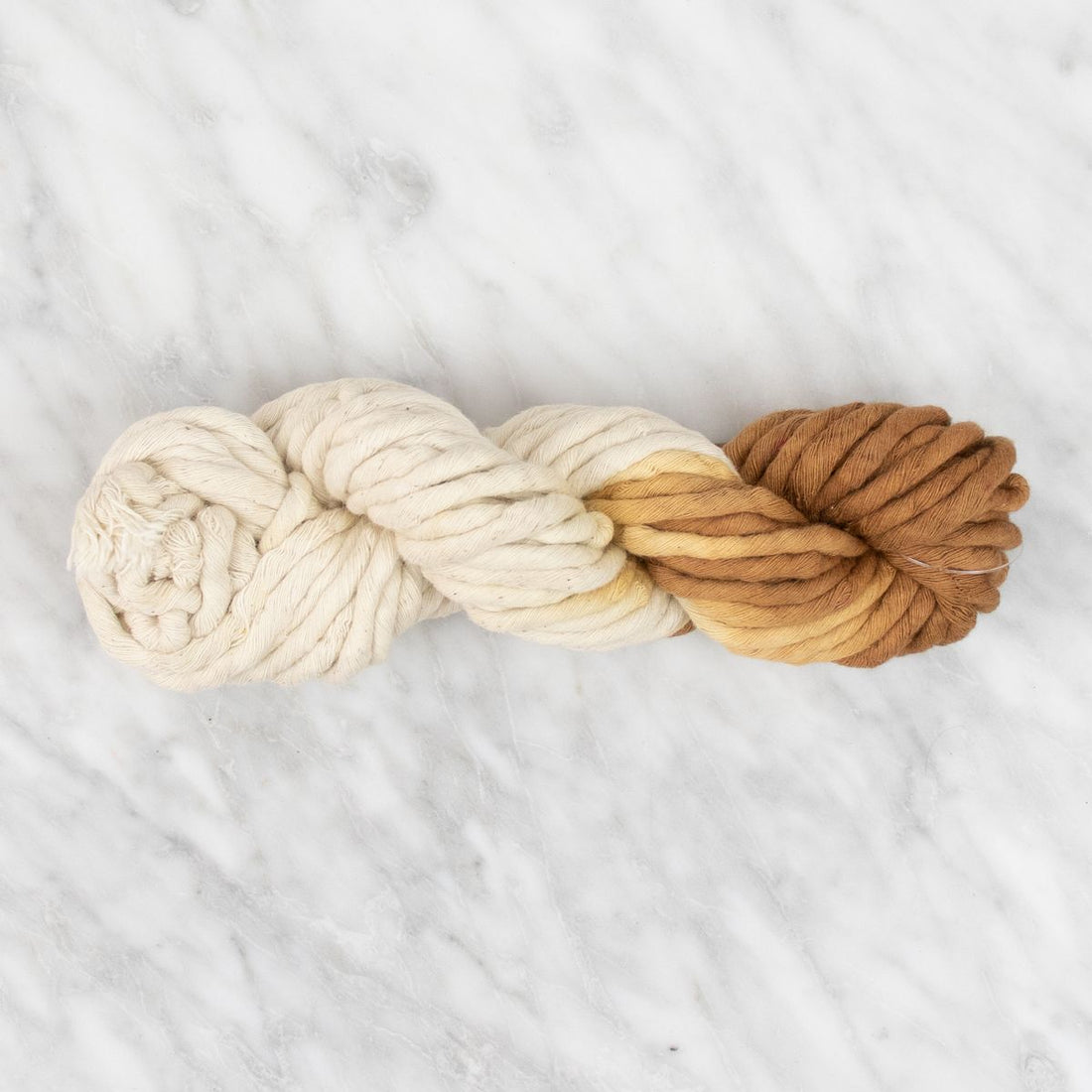 5mm Dip-Dyed Cotton String - Antique Gold - 100 grams