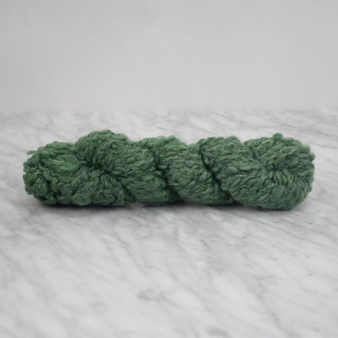 Merino Bouclé Yarn - Eucalyptus - 100 grams