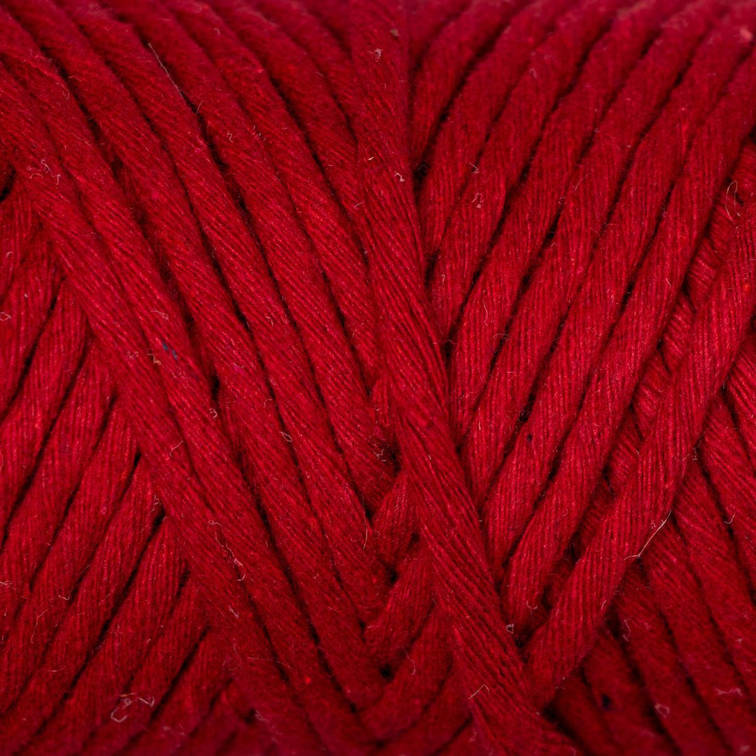 3 mm Recycled Cotton String 200gr / 7oz Cherry