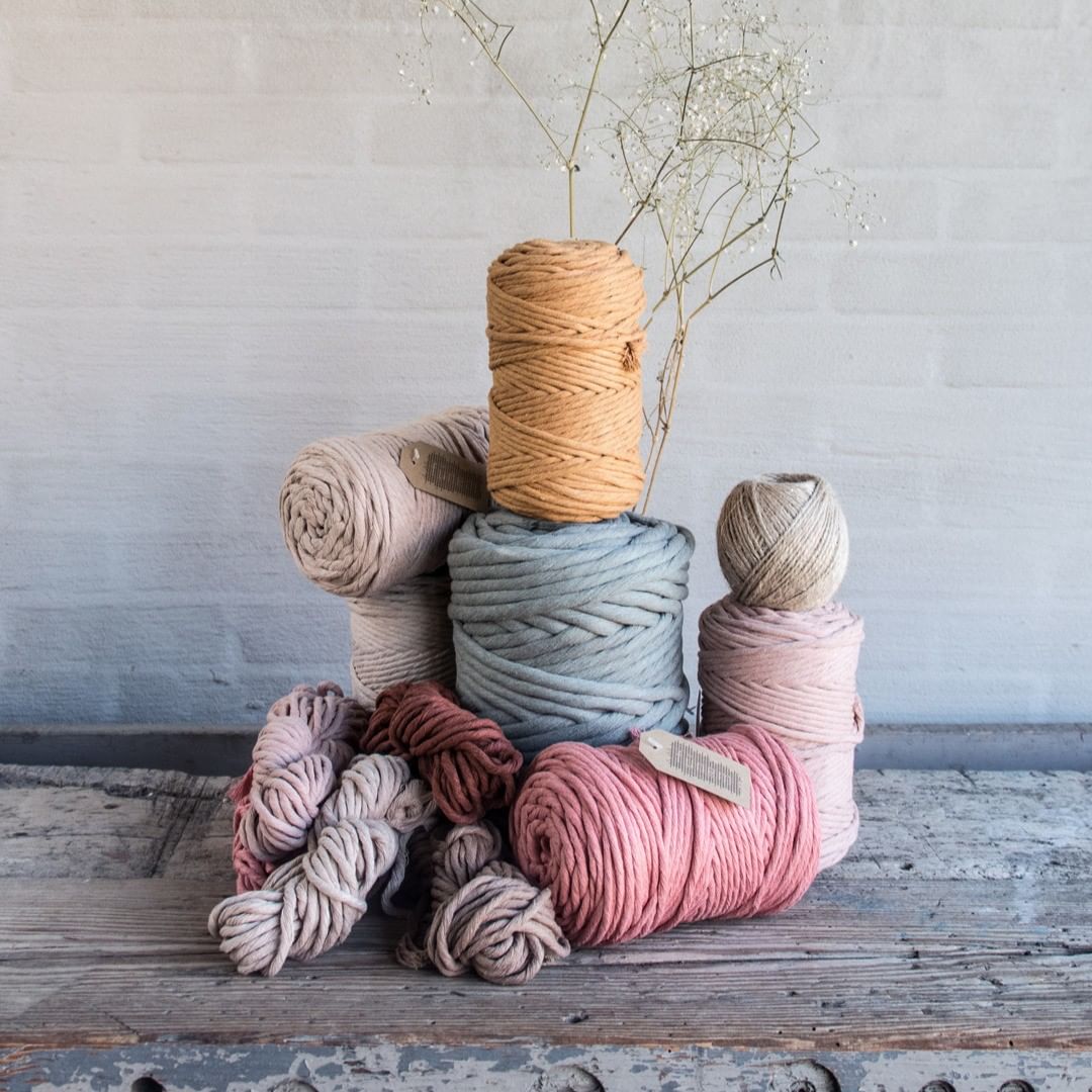 Cotton String Patterns Recycled Cotton String for Crafting Projects | Fūnem Studio