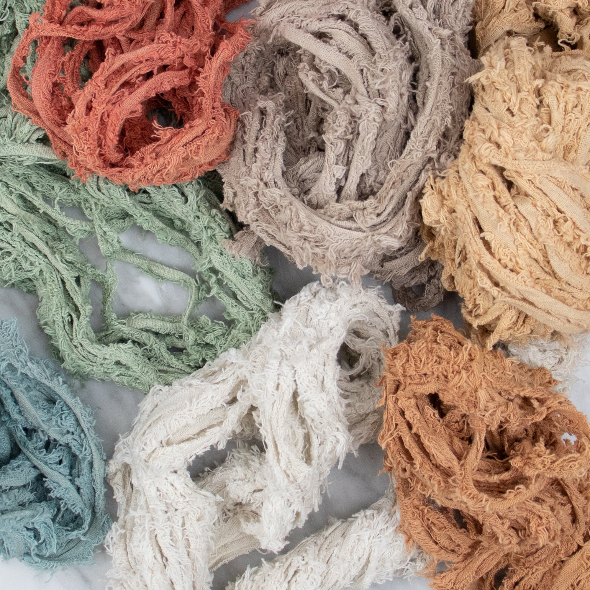 Cotton Frizz Ribbon for Textured Crafting | Fūnem Studio