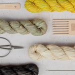 Recyceltes Sari-Seidenband – Puder