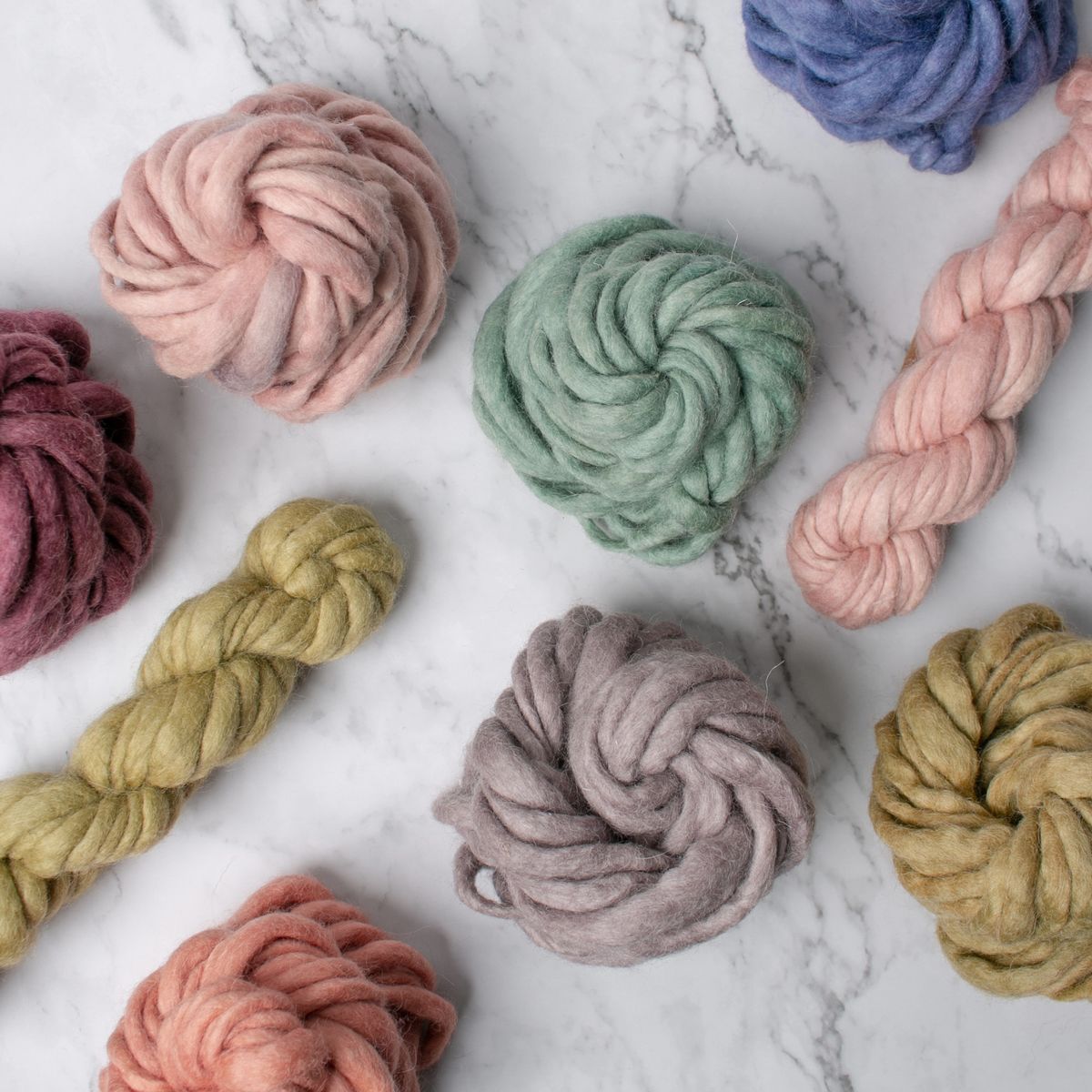 Chunky Wave Felted Yarn - Butternut