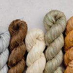 Recycled Sari Silk Ribbon - Dark Peach