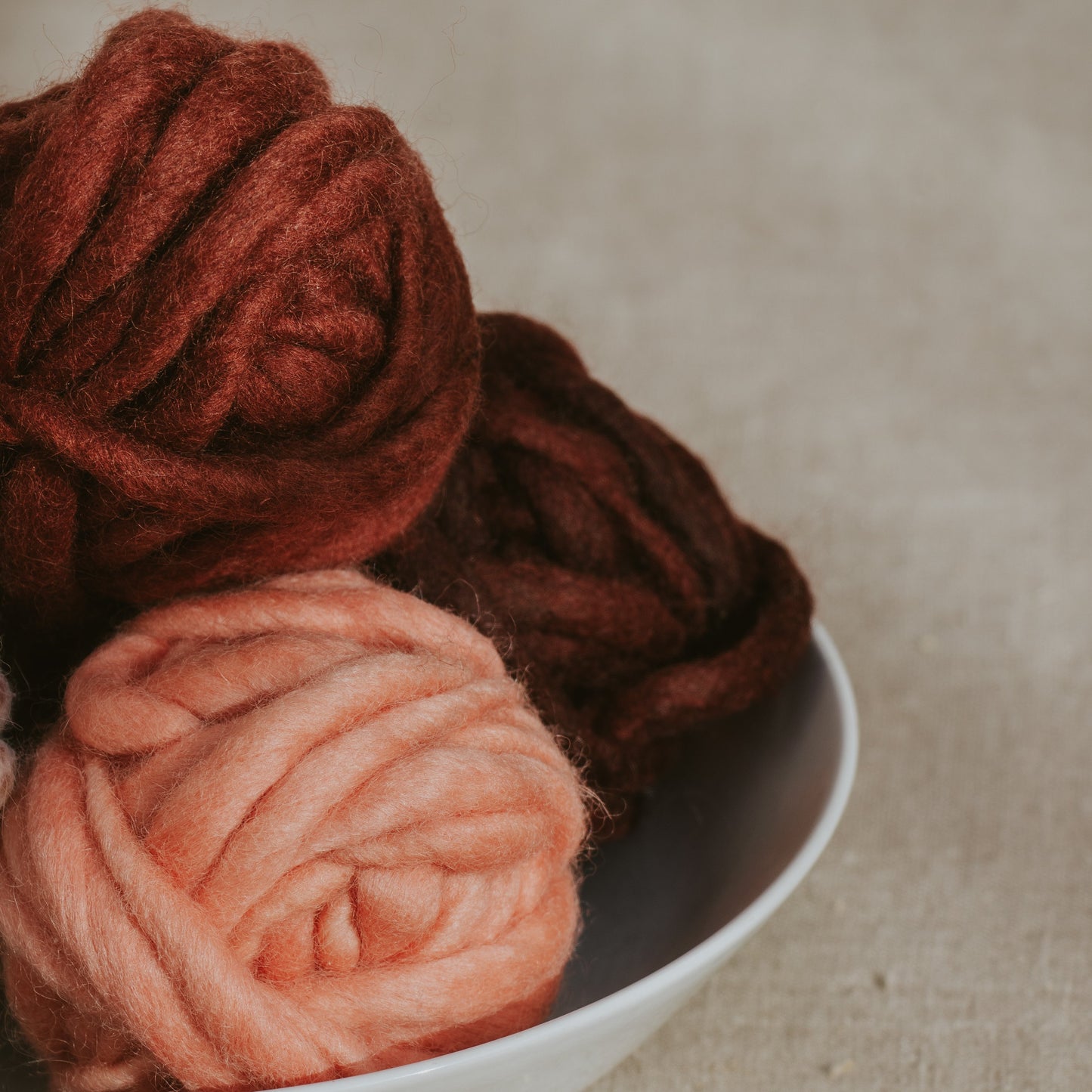 Chunky Wave Felted Yarn - Mint