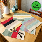 Kit de tissage pour Sets de table (x2) - Pelotes avec patron (sans métier à tisser) - x Painted Sky Textiles