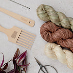 Recyceltes Sari-Seidenband – Chambray