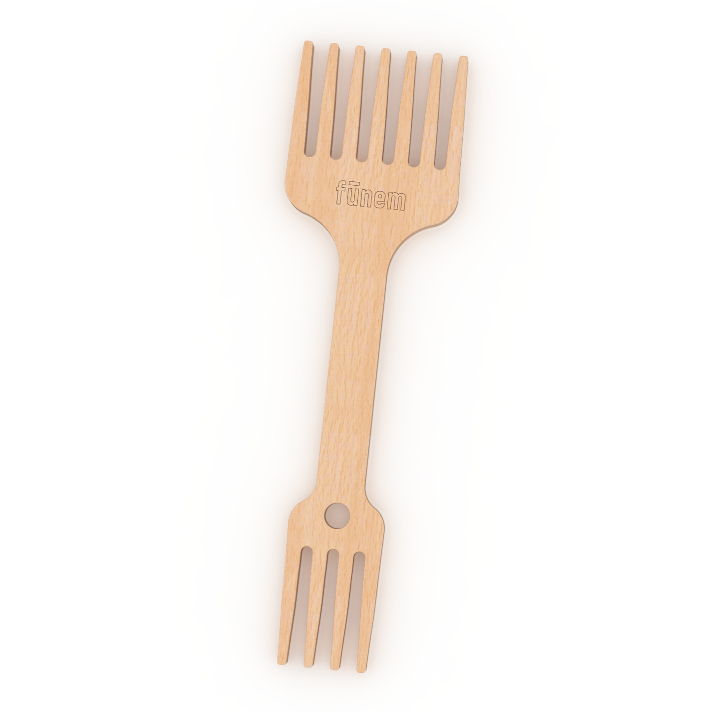 Double-Ended Wooden Comb