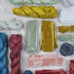 Recyceltes Sari-Seidenband – Antikgold