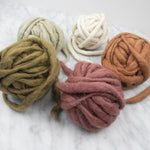 Chunky Wave Felted Yarn - Woolly White