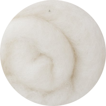 Carded Maori Wool - Sand