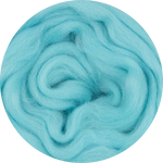 Mèche de laine mérinos biologique - Blue Lagoon