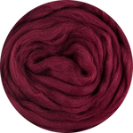 Vorgarn aus Bio-Merinowolle – Bordeaux