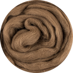 Organic Merino Wool Roving - Camel