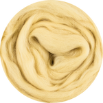 Organic Merino Wool Roving - Custard