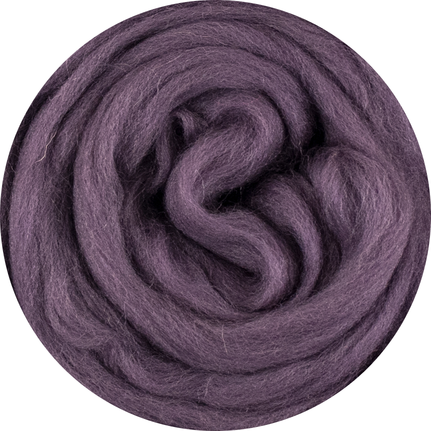 Organic Merino Wool Roving - Dusty