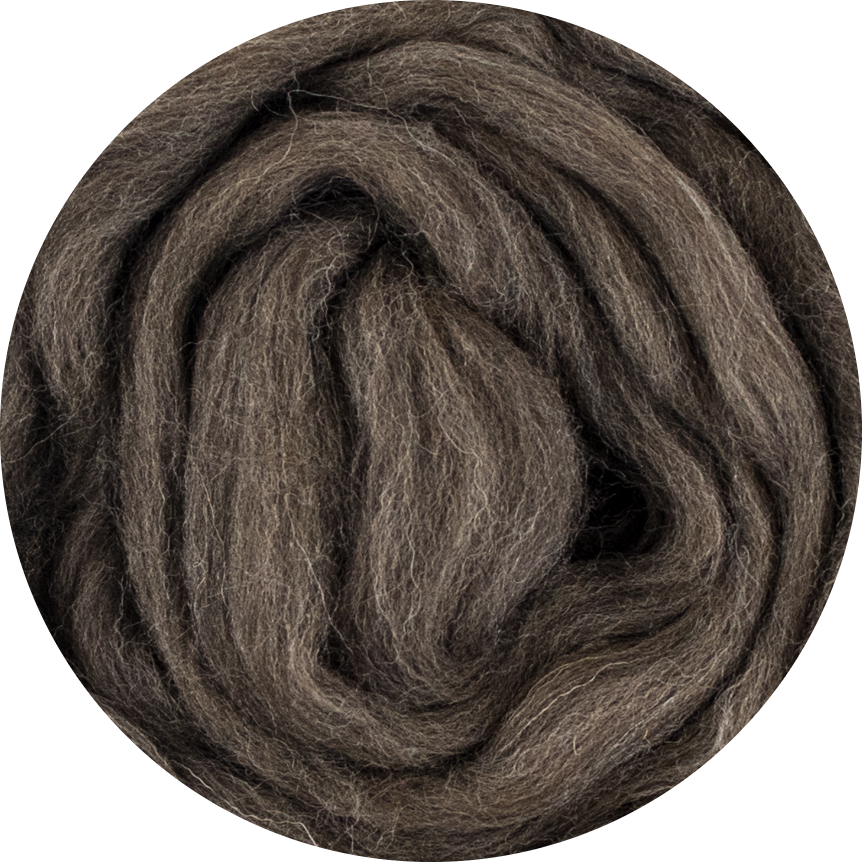 Organic Merino Wool Roving - Earth Blend