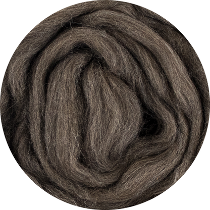 Organic Merino Wool Roving - Earth Blend