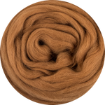 Organic Merino Wool Roving - Fox