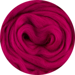 Organic Merino Wool Roving - Lipstick
