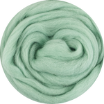 Organic Merino Wool Roving - Mint