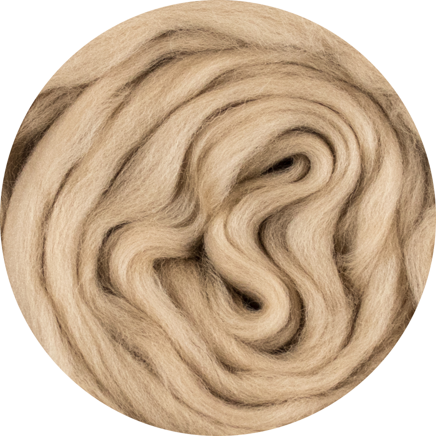 Organic Merino Wool Roving - Powder