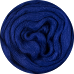Organic Merino Wool Roving - Royal Blue