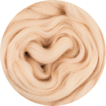 Organic Merino Wool Roving - Shell