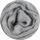 Organic Merino Wool Roving - Silver Grey