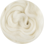 Organic Merino Wool Roving - Woolly White