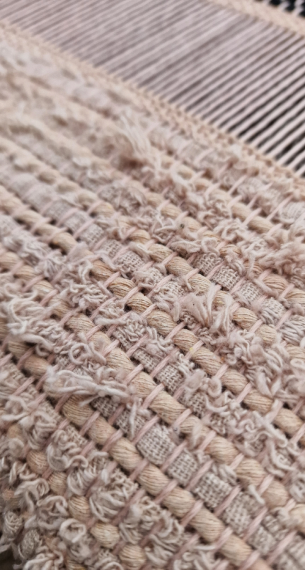 Rug Weaving Kit - Supplies and XL loom with Pattern