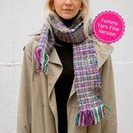 Icicle Scarf Weaving Kit - Supplies only with Pattern (no loom) - Yummy Version