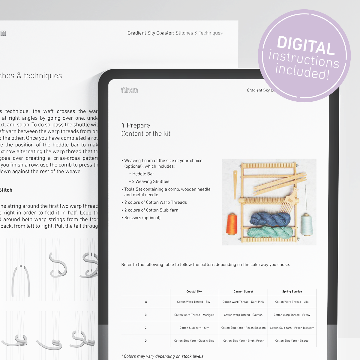 ❓🎁 Mystery Box - Set of 12 Handwoven Coasters - x Painted Sky Textiles