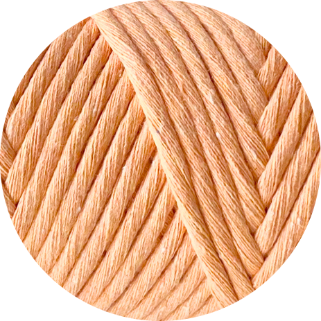 3mm Recycled Cotton String - Apricot