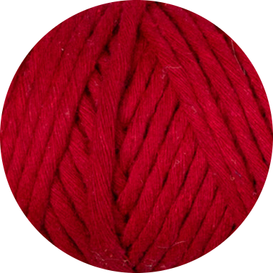 3mm Recycled Cotton String - Cherry