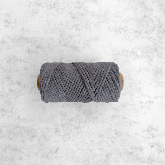 3mm Recycled Cotton String - Lead