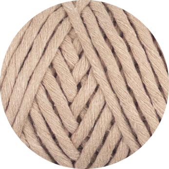 3mm Recycled Cotton String - Nude