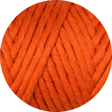 3mm Recycled Cotton String - Pale Orange