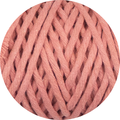 3mm Recycled Cotton String - Peach