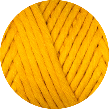 3mm Recycled Cotton String - Sun