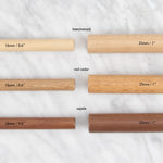 Wooden Dowel -  (various sizes and colors)