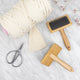 Brosse à fibres + ciseaux