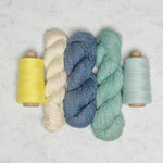 Placemats (x2) Weaving Kit - Supplies only with Pattern (no loom) - x Painted Sky Textiles