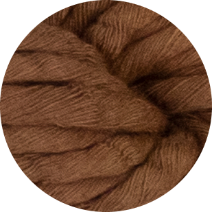 Fil de coton teint à la main de 5 mm - Bronze