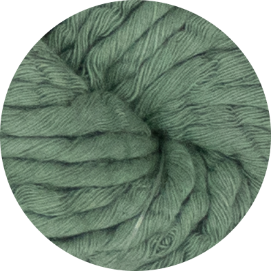 Handgefärbte 5 mm Baumwollschnur – Grüne Minze