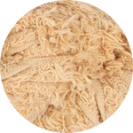 Cotton Frizz Ribbon - Bright Peach