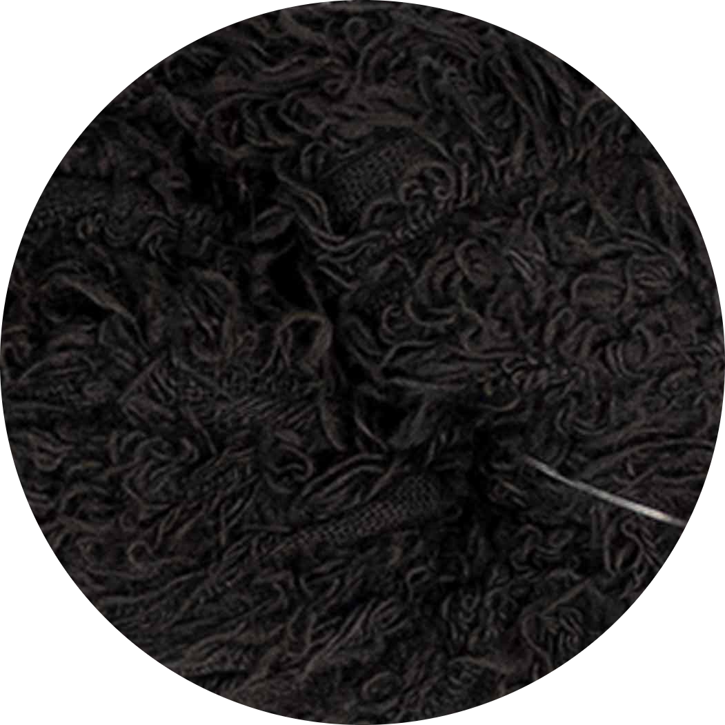 Cotton Frizz Ribbon - Coal