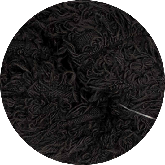 Cotton Frizz Ribbon - Coal